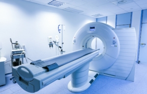 CT (Computed tomography) scanner in hospital