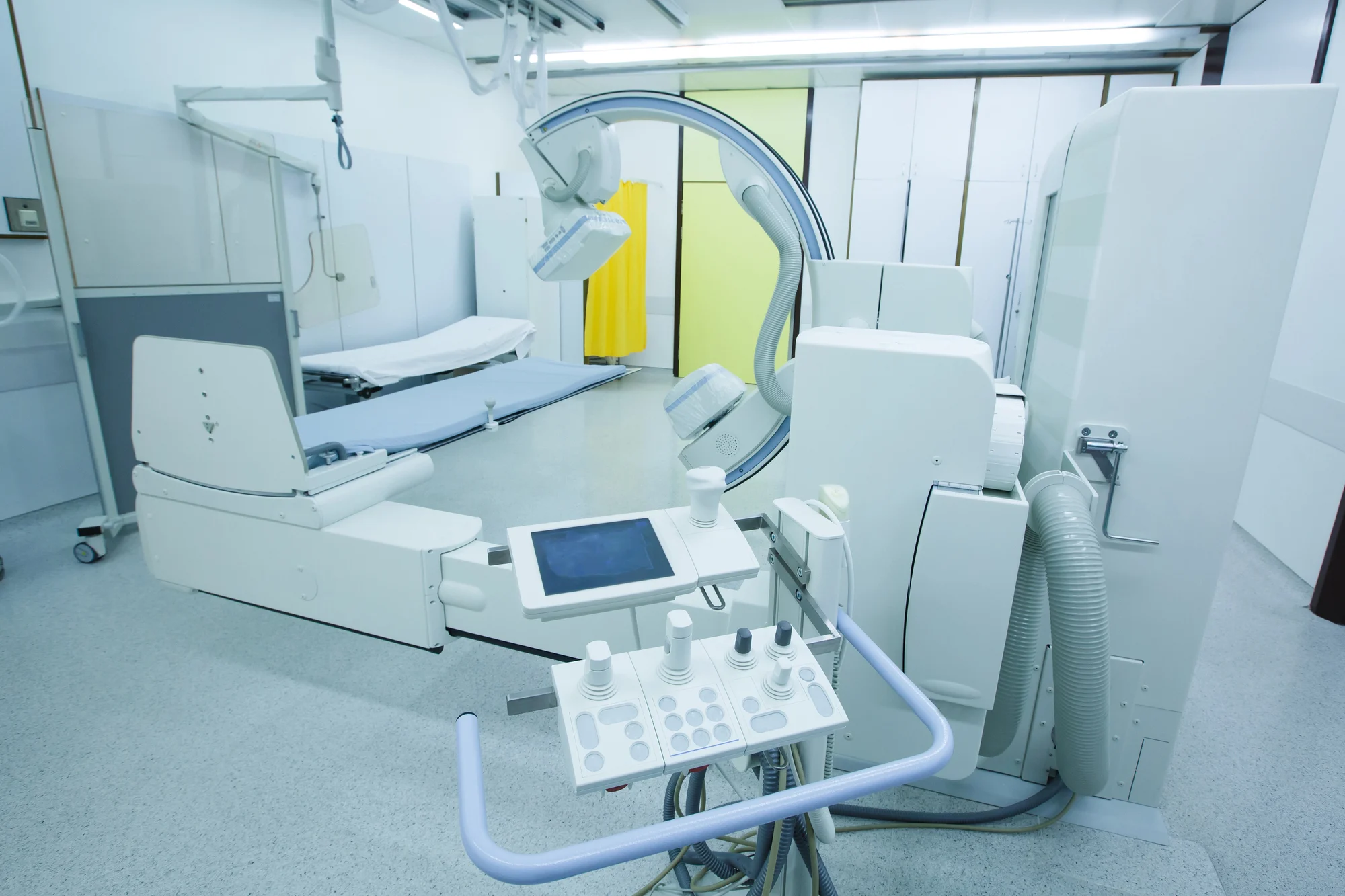 Hospital Room with modern X-Ray machine