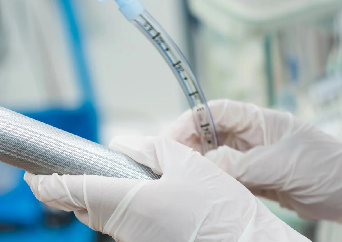 Endotrachealschlauch einführen